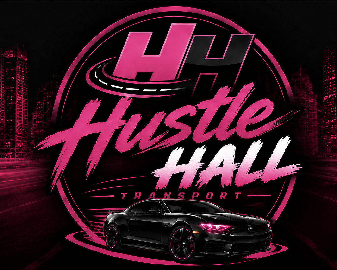 Hustle Hall Transport logo